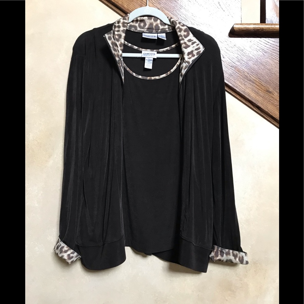 Chico’s Leonard jacket and tank set